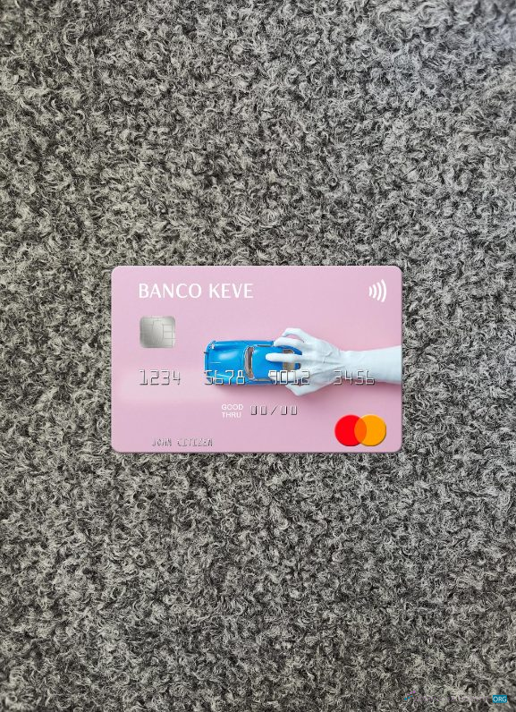 Download Angola Banco Keve mastercard photolook front Photoshop template